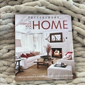 Pottery Barn Home Book - White and Red Accents